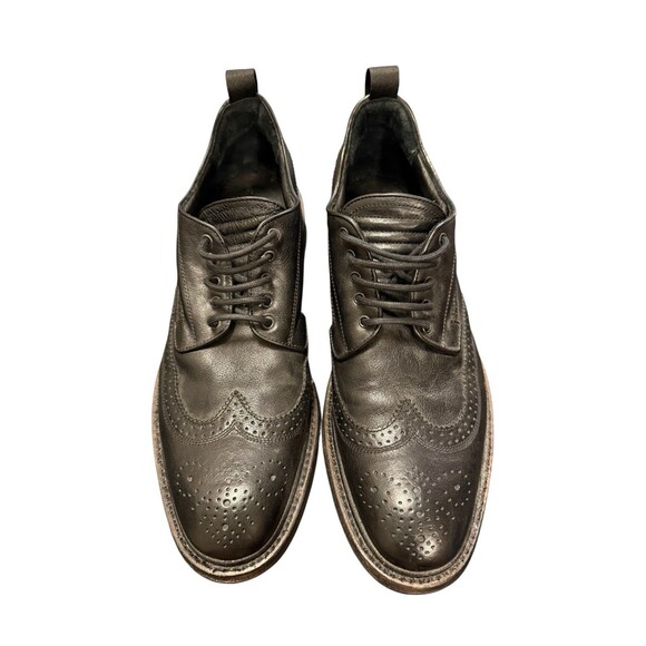 Rag & Bone Oxford WINGTIP LACE UP Shoes Black Leather‎ Sz 43.5 US 10.5 main image 6